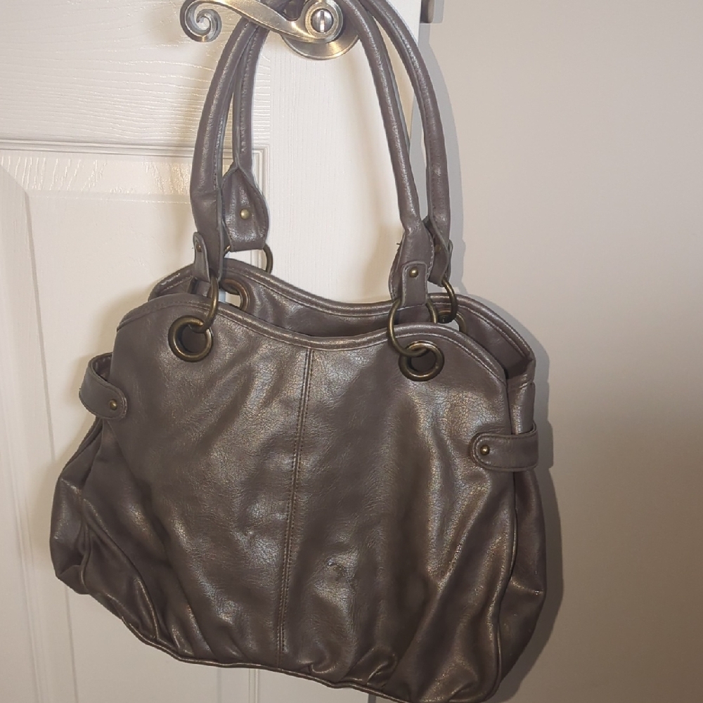 Elegant Gray Women's Handbag